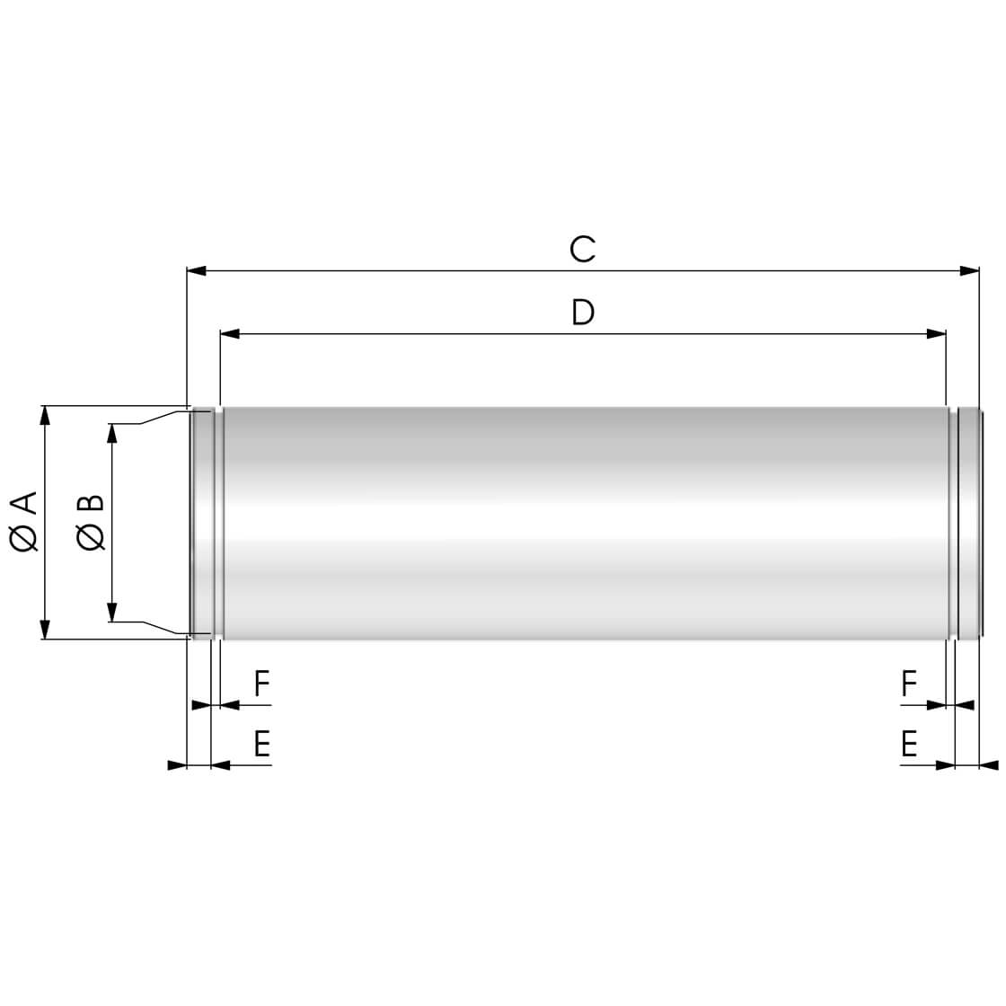 Size drawing of the pin